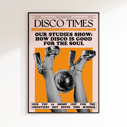 Disco Times Newspaper 'Our studies show'