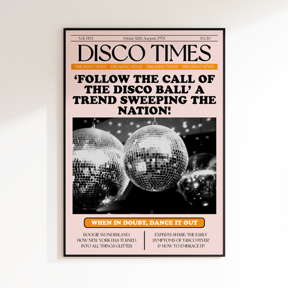 Disco Times Newspaper 'Follow The Call'