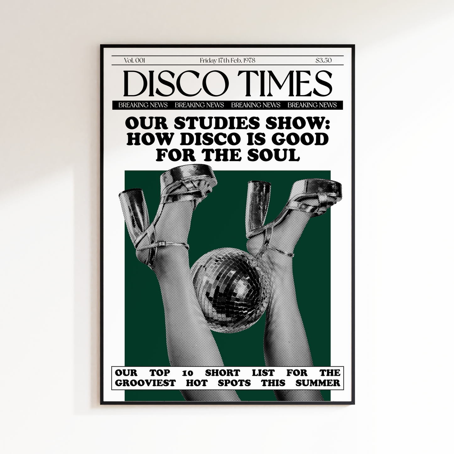 Disco Times Newspaper 'Our studies show'